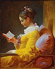 Jean-Honore Fragonard the reader painting